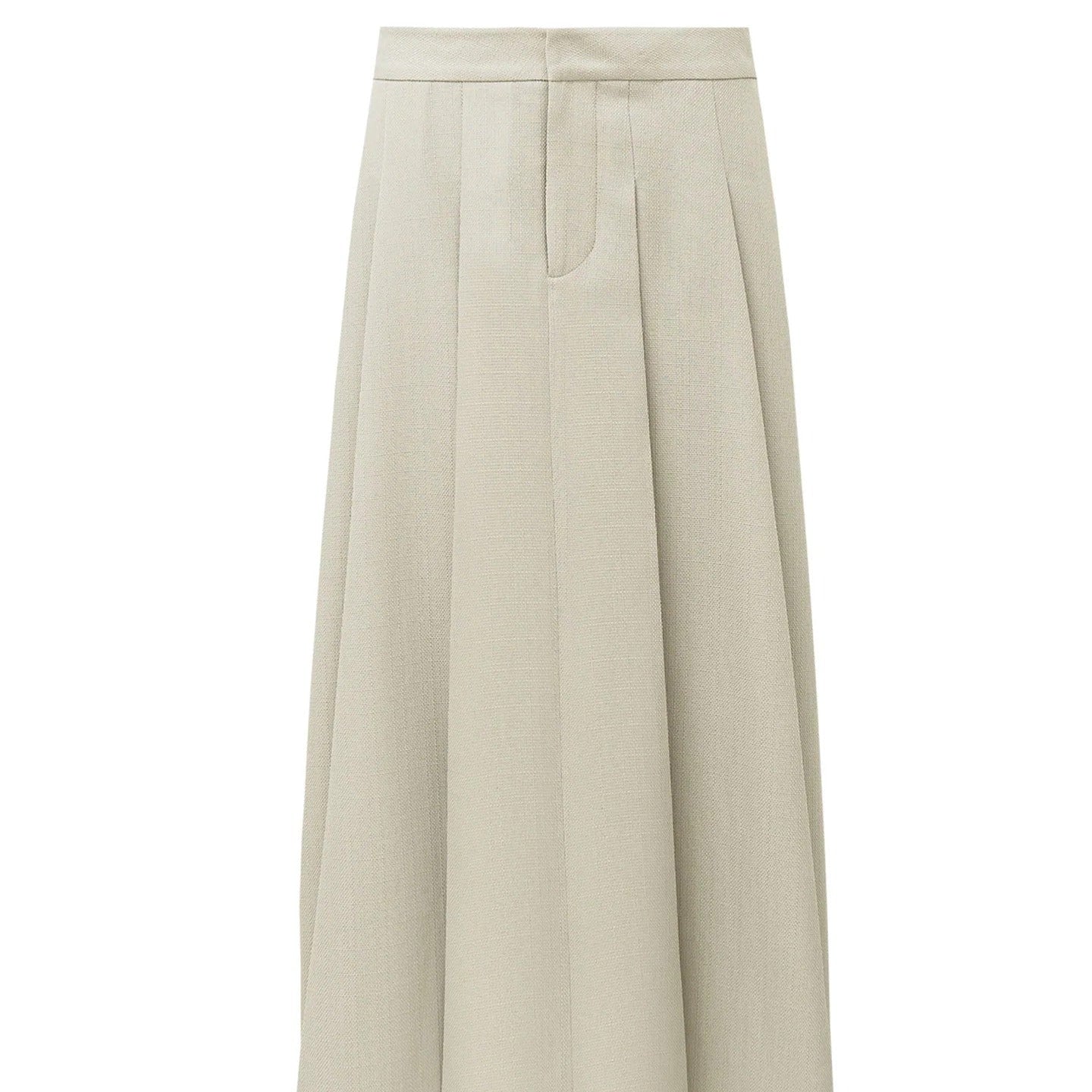 Two Piece Pleated Maxi Skirt Set
